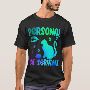 Camiseta Gato Pessoal Servidor de Aquarela Animal 1