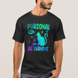 Camiseta Gato Pessoal Servidor de Aquarela Animal 1