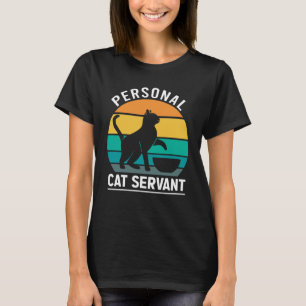 Camiseta Gato Pessoal Servidor Para Pai De Gato Perfeito Ma