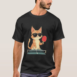 Camiseta Gato Ping Pong