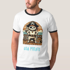 Camiseta Gato pirata
