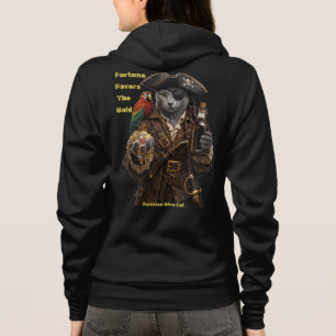 Camiseta Gato Pirata Azul Russo – A Fortuna Favorece os Aud