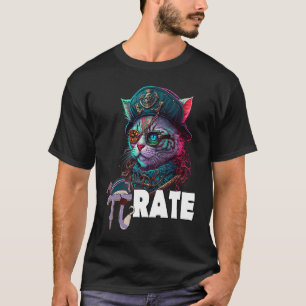 Camiseta Gato Pirata do Dia do Pi 3 14 Professor de Matemá