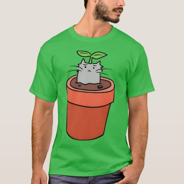 Camiseta Gato Planter (Frente)