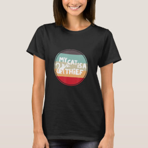 Camiseta Gato Põe Meu Gato Ladrão