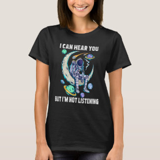 Camiseta Gato, posso ouvi-lo, mas estou escutando