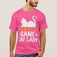 Gato Pover Presente Puramente Sane Cat Lady Funny 