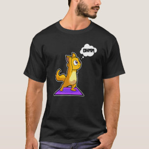 Camiseta Gato Preguiça Poses de Yoga Esportes Ginástica Ohm