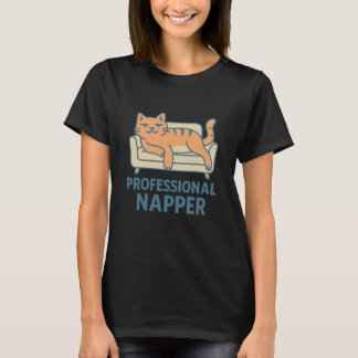 Camiseta Gato Preguiçoso Engraçado – Soneca Profis