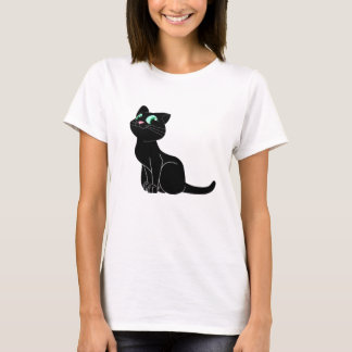 Camiseta gato preto