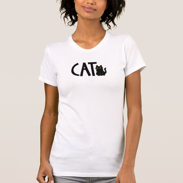 Camiseta Gato Preto (Frente)