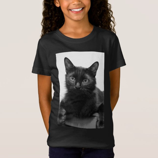 Camiseta Gato preto (Frente)