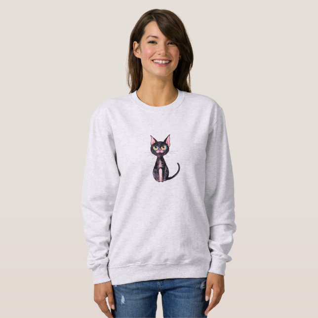 Camiseta Gato Preto (Frente Completa)