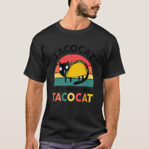 Camiseta Gato Preto Aco Crianças Homens Mulheres Escrito ao