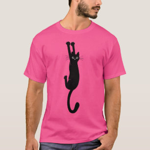 Camiseta Gato Preto Agarrado