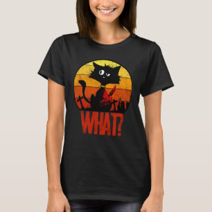 Camiseta Gato Preto Assassino, Bonito E Bonito, O Que Com A