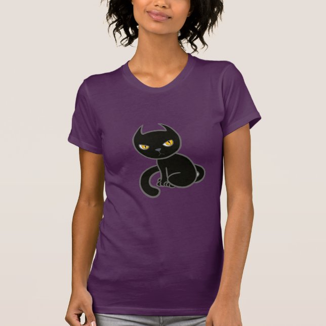 Camiseta Gato Preto Bravo (Frente)