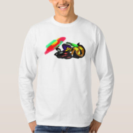 Camiseta Gato Preto Brilho de Outono