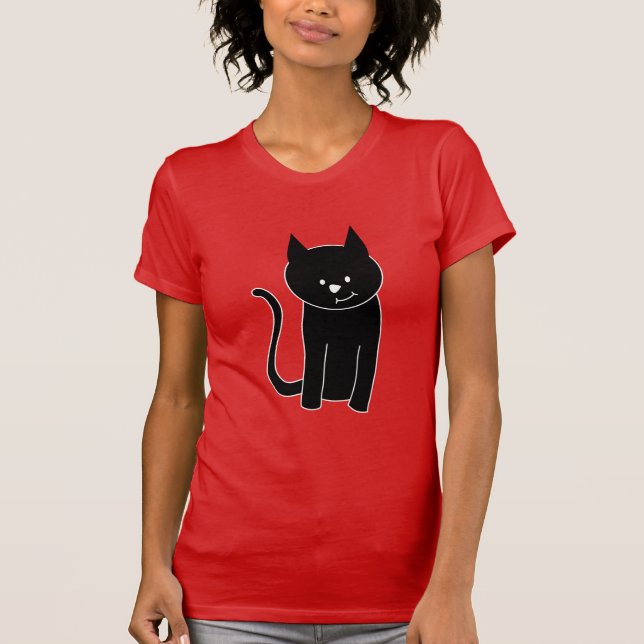 Camiseta Gato Preto Cinto (Frente)