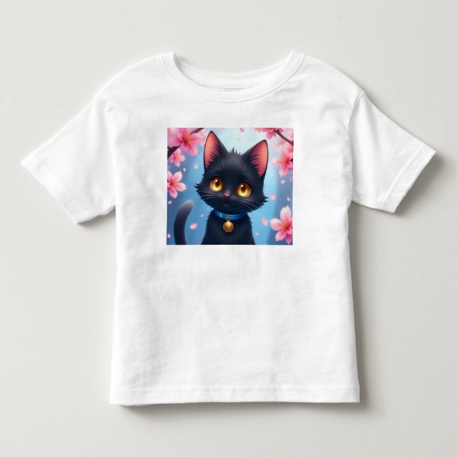 Camiseta Gato Preto Cinto (Frente)