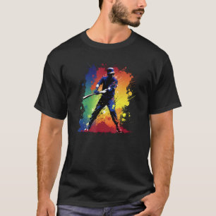 Camiseta Gato Preto com Nascer do Sol e Lago bem legal