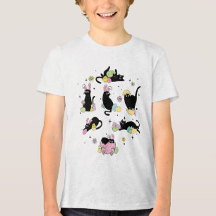 Camiseta Gato Preto com Ovos de Coelho