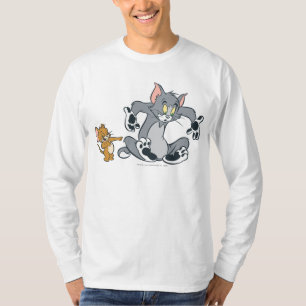 Camiseta Gato preto da pata de Tom e de Jerry