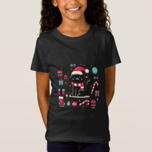 Camiseta Gato Preto de Natal