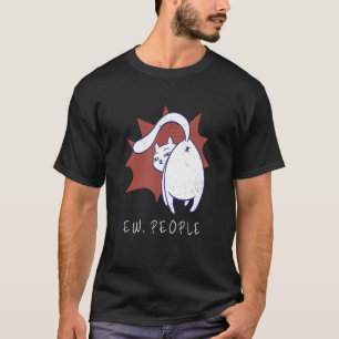Camiseta Gato Preto Eca Pessoas Gato Meowy