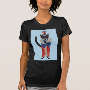 Camiseta Gato Preto em Terno do Tio Sam