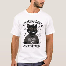 Gato Preto Engraçado Superconfiante e Mal Preparad