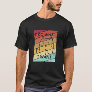 Camiseta Gato Preto Faça O Que Eu Quero Copo Vermelho  Meu 