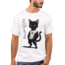 Gato Preto Feroz Seja a Mudança Citação - Inspiraç