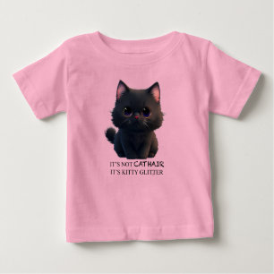 Camiseta Gato preto fofo