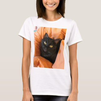 Camiseta Gato Preto Fofo