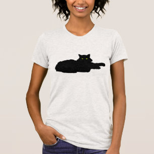 Camiseta Gato preto frio