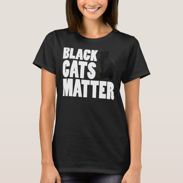 Camiseta Gato Preto Gato Gatinho Gato Pet Homens Escuros Ga (Frente)
