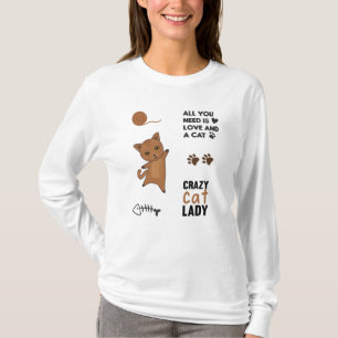Camiseta Gato Preto Gato Vestido Pintar Ditos