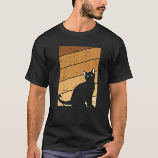 Camiseta Gato Preto Mês da História Negra Retro BLM Melanin