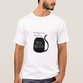 Camiseta Gato preto preguiçoso