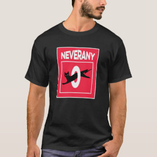 Camiseta Gato Preto Retro com Abstinência Irônica Celibato 