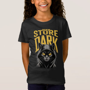 Camiseta Gato Preto Urbano Edgy Gráfico Moda de Rua Gato So