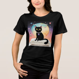 Camiseta Gato Preto - Vamos nos Sentir Confortáveis
