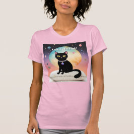 Camiseta Gato Preto - Vamos nos Sentir Confortáveis