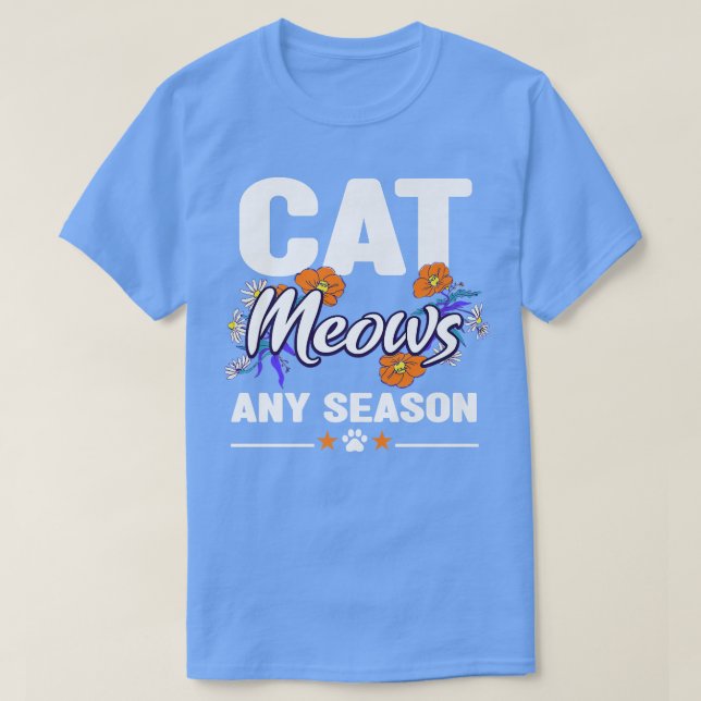 Camiseta Gato-primavera animal Pet Forte Jardinagem Engraça (Frente do Design)