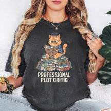 Gato Profissional Crítico de Enredo Engraçado Grad