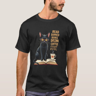 Camiseta Gato Proibido Leitura Inteligente