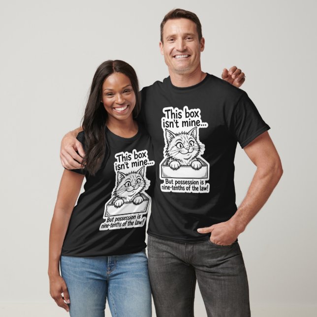 Camiseta Gato Proprietário de Caixa (Unissex)