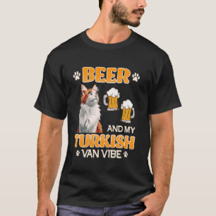 Camiseta Gato Proprietário de Cerveja e Turcos VAN VIBE Hom