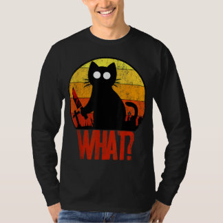 Camiseta Gato Psicopata Negra Assassino Que Faca Faca Festa